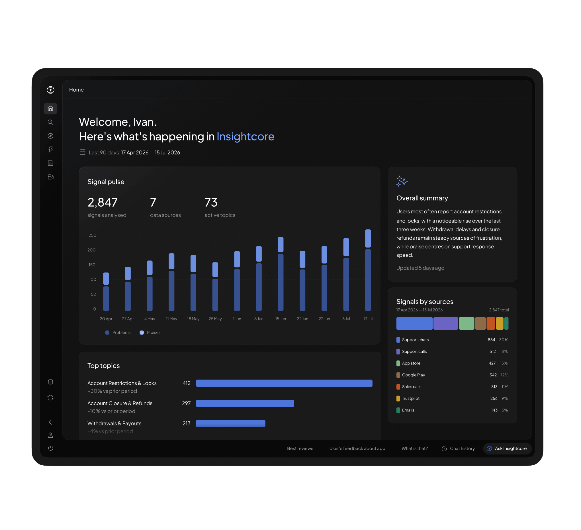 Insightcore — project preview